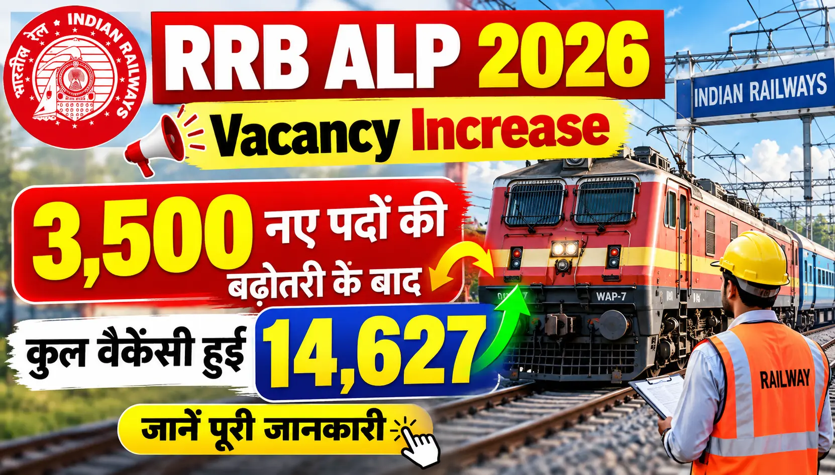 RRB ALP 2026 Vacancy Increase